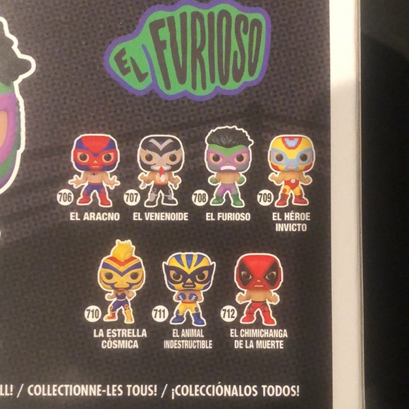 Marvel Funko Lucha libre edition El Furioso #708 - Picture 5 of 6